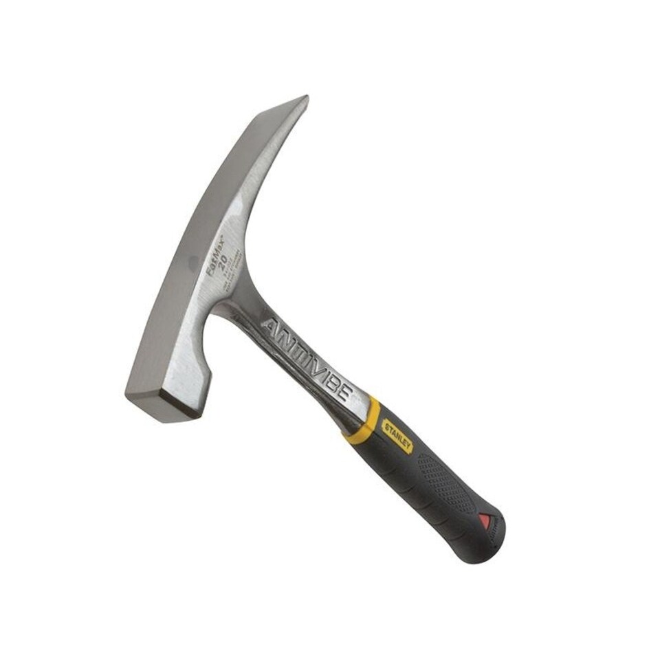 Stanley Hand Tools Fatmax Antivibe Brick Hammer 567g (20oz) - Multi Colour - One Size