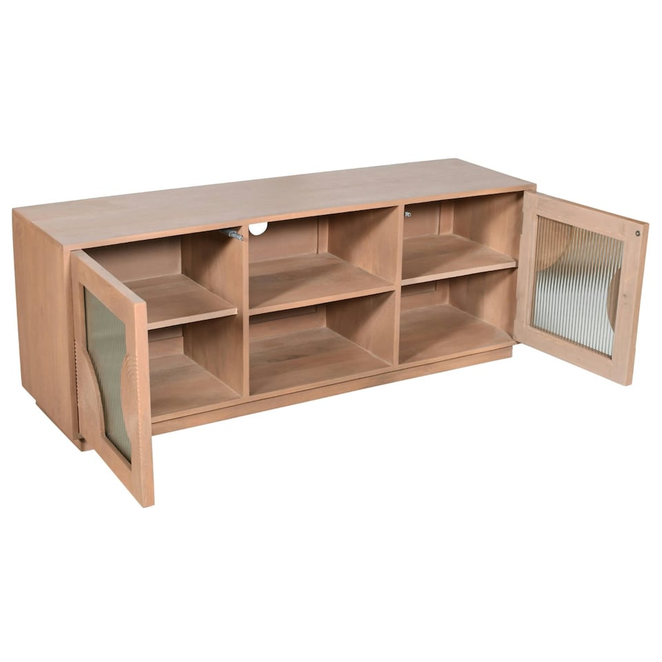 image 1 of Jodhpur Solid Wood Tv Cabinet Brown