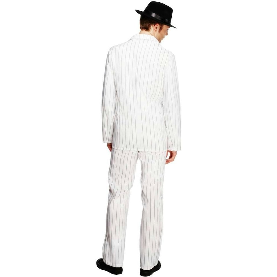 image 1 of Fever Mens Gangster Costume Set - White - M R M