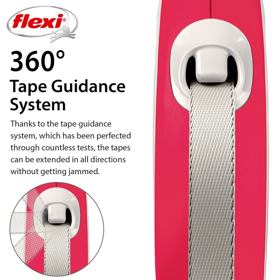 image 1 of Flexi New Comfort Tape L Red 8m 1-50kg