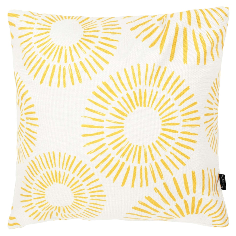 image 1 of Cushion 43x43 Kyoto Fabric - Golden Sun