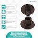 image 3 of 9x13MM Chicago Screw Rivets Flat Head for DIY Planner- 10 Pcs