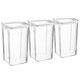 image 1 of Argon Tableware Food Storage Containers - 1.3 Litre - White - Pack of 3