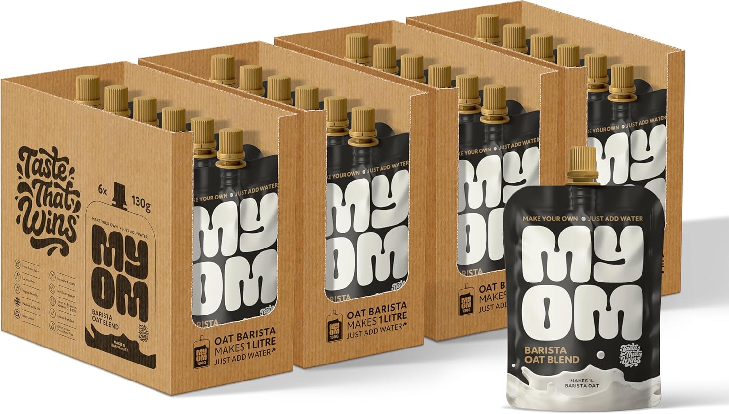 MYOM 1L Barista Oat Drink Premix Case