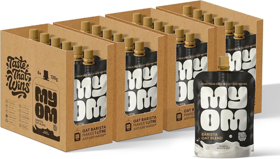 MYOM 1L Barista Oat Milk Premix Case