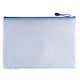 image 1 of Pack of 12 A4 Blue PVC Mesh Zip Bags
