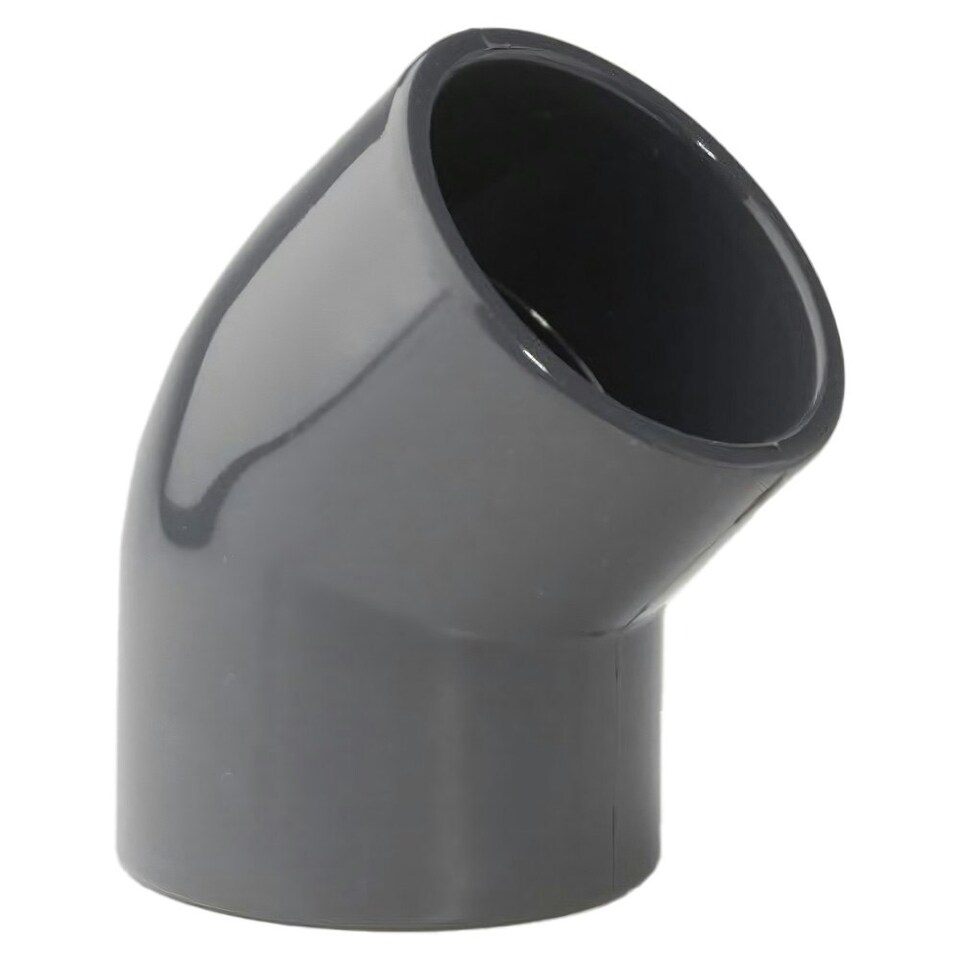 1.25in Grey PVC 45 Deg Elbow P P 15 Bar