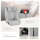 image 3 of Car Seat Levi - ECE R129-03, i-Size and ISOFIX approved, washable cover | Grey | light grey | 45 x 48 x 81 cm | 1