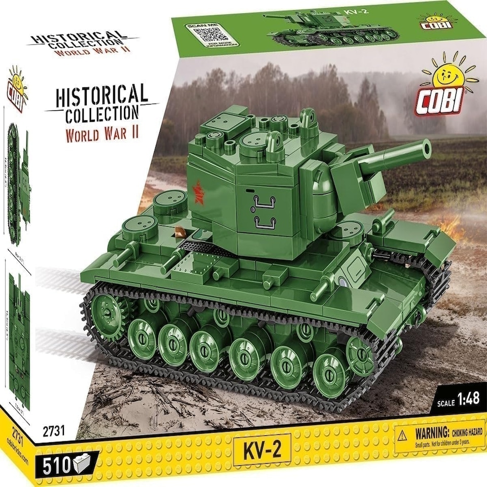 image 1 of Cobi - World War II - KV2 - 510 pcs