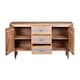 image 3 of Wilton 2 Doors 3 Drawers Sideboard - Acacia Wood - L40 x W140 x H80 cm | Brown