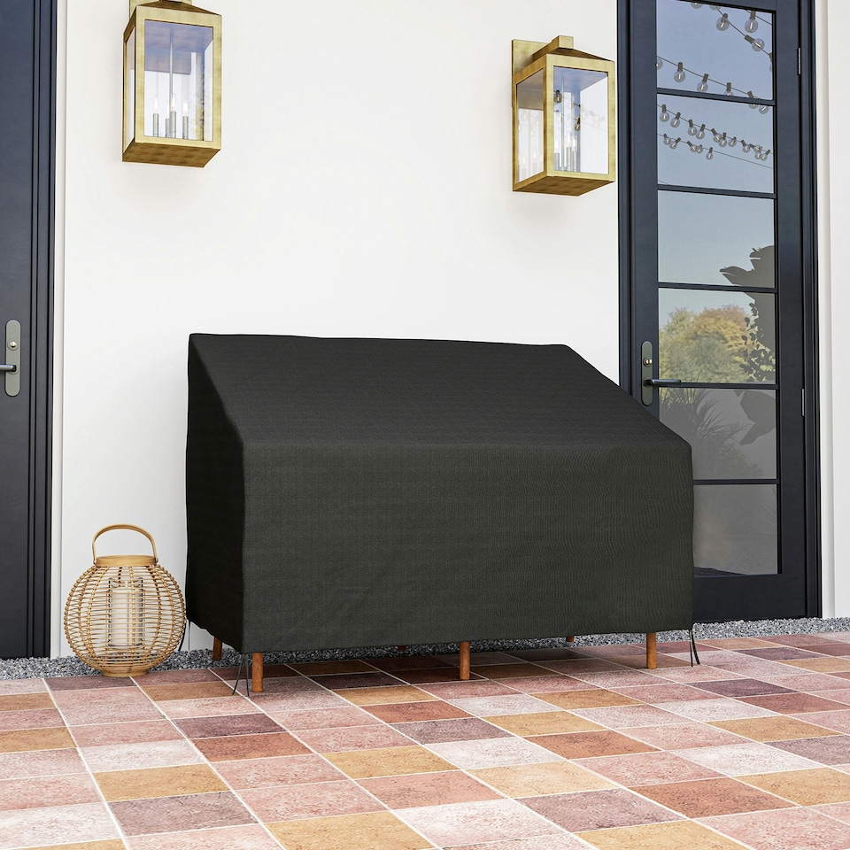 image 1 of Outsunny 2 Seater Rain Cover Garden Sofa Chair Protector 140x84x56/94 cm | Multi
