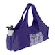 image 1 of Fitness Mad Yoga Kit Bag with Water Bottle Holder — Purple, 100% Cotton, Waterproof Lining | Purple | Purple | 77cm (L) x 20cm (W) x 24cm (H)