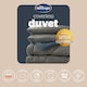 image 9 of Silentnight Coverless Duvet and Pillowcase Set, Washed Effect, Reversible - Blue Charcoal | Blue | Charcoal Reverse