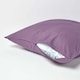image 3 of Homescapes Grape European Size Egyptian Cotton Pillowcase 200 TC - 60 x 60 cm | Purple