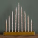 image 4 of 26cm Battery Operated Gold Light up Christmas Candle Bridge with 9 Warm White LEDs