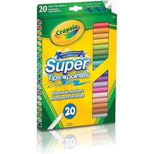 Crayola Super Tips Washable Markers 20 Count