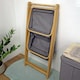 image 4 of Showerdrape Cotswold Grey 2 Tier Bathroom Storage Basket Ladder 990 x 440mm