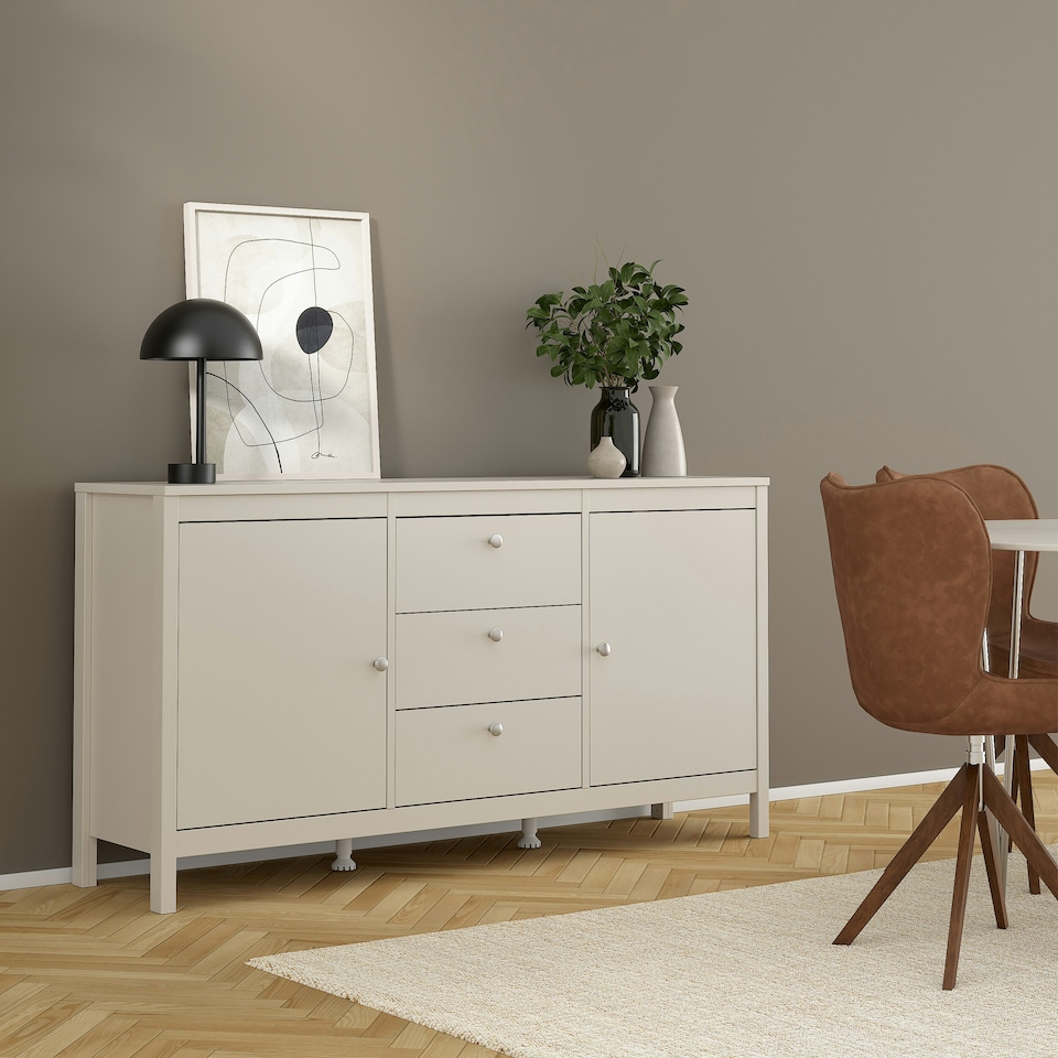 image 1 of Madrid Sideboard 2 Doors + 3 Drawers in Cashmere N/A