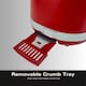 image 9 of Hamilton Beach Ella Red Kettle & Toaster Set