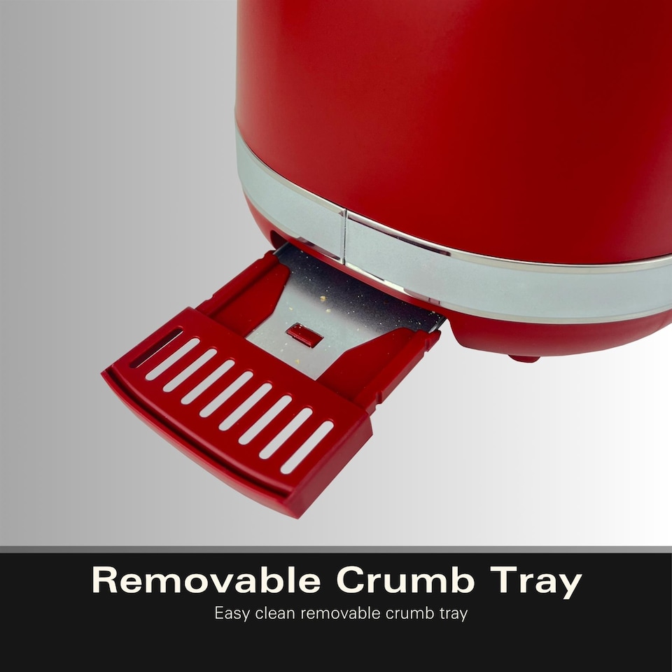 image 1 of Hamilton Beach Ella Red Kettle & Toaster Set