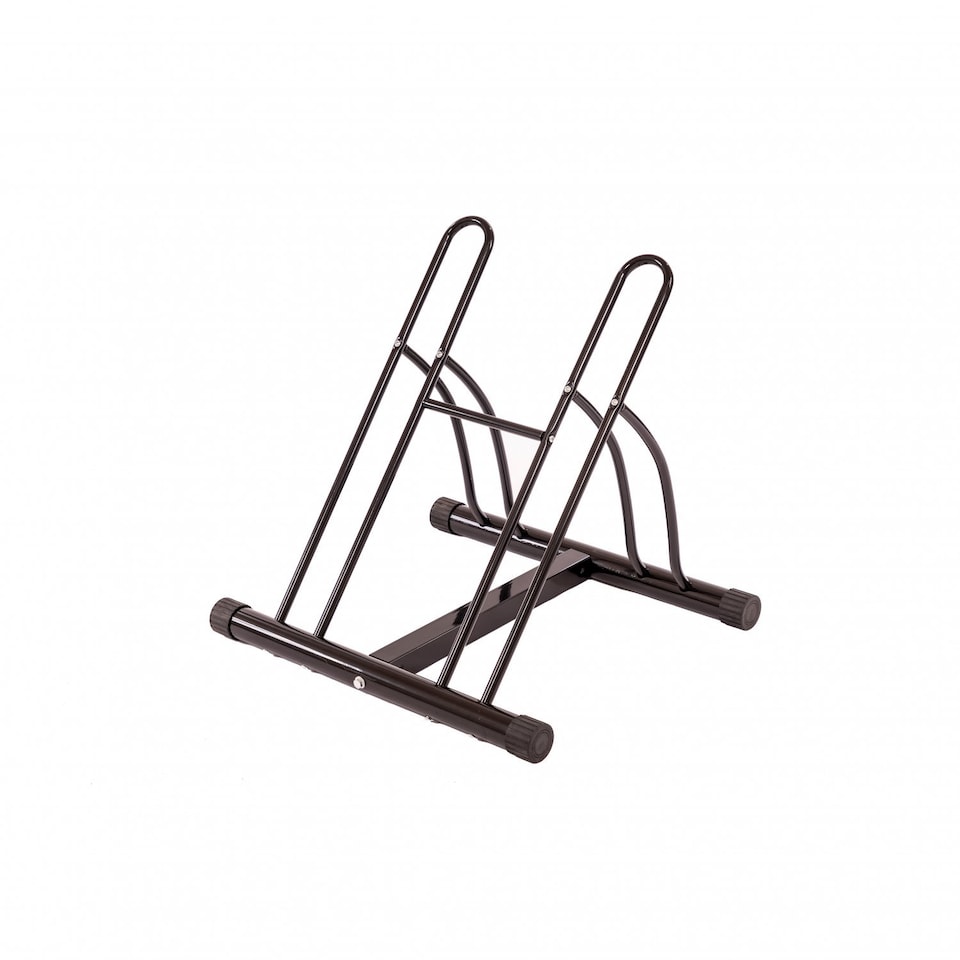 image 1 of Double Heavy Duty Bike Bicycle Floor Parking Stand Holder Storage Rack