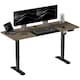 image 1 of Vinsetto Height Adjustable Electric Standing Desk with 4 Memory Preset Black