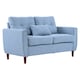 image 1 of HOMCOM Modern Chic Loveseat w/ Armrest Spring Padding for Home Office