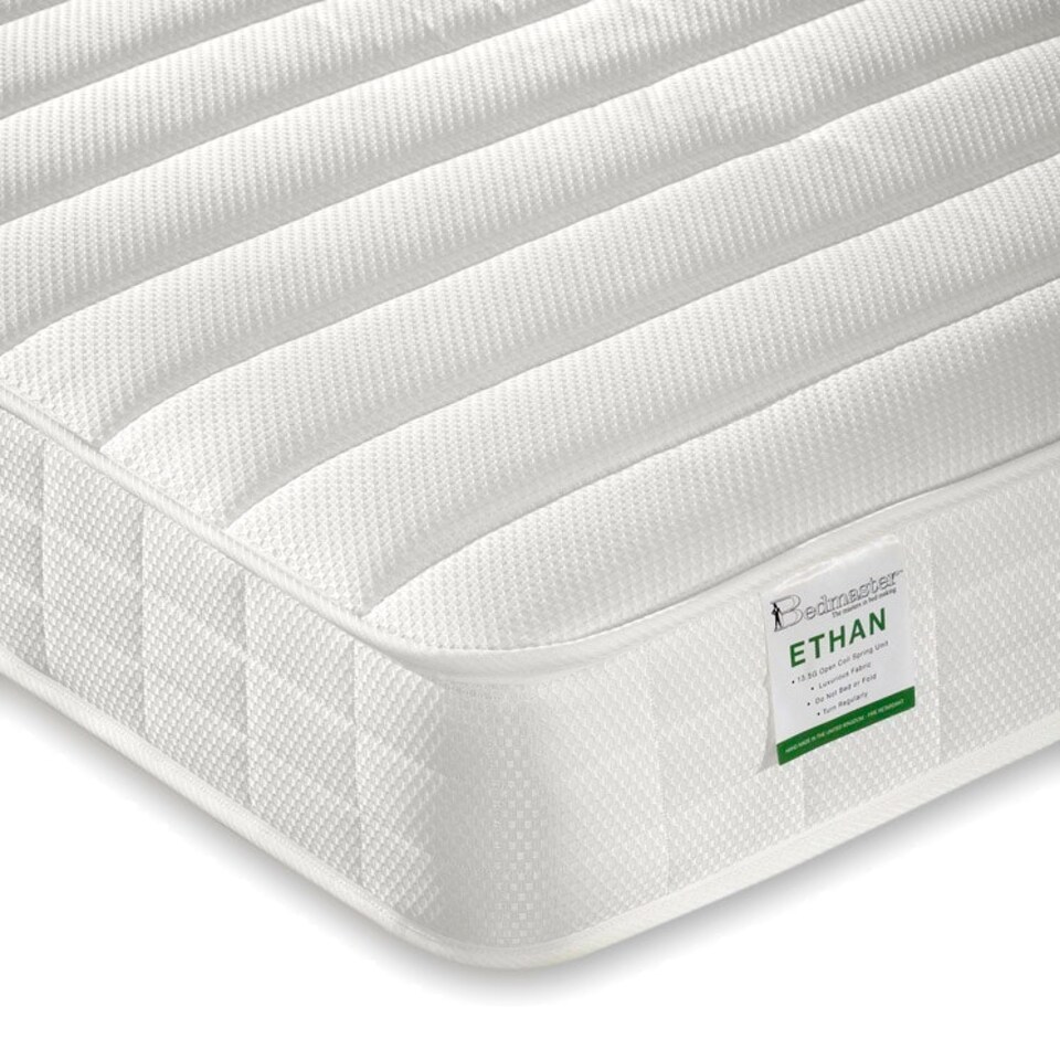 image 1 of Copella White Guest Bed With Trundle And Ethan Spring Mattresses