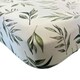 image 1 of Gilded Bird Fitted Cot/Cotbed Sheet Linen Leaves