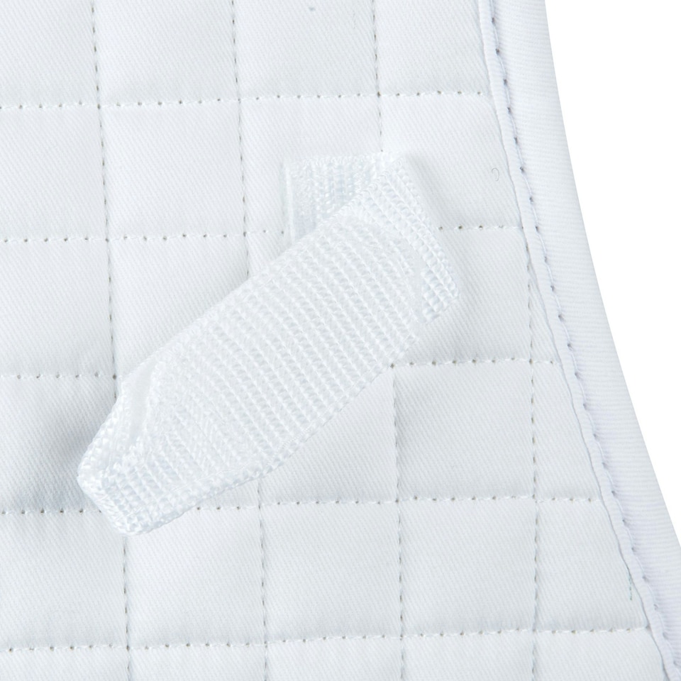 image 1 of Weatherbeeta Prime Jump Shaped Saddle Pad - White - Pony