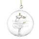 image 6 of Personalised Glass Reindeer Bauble