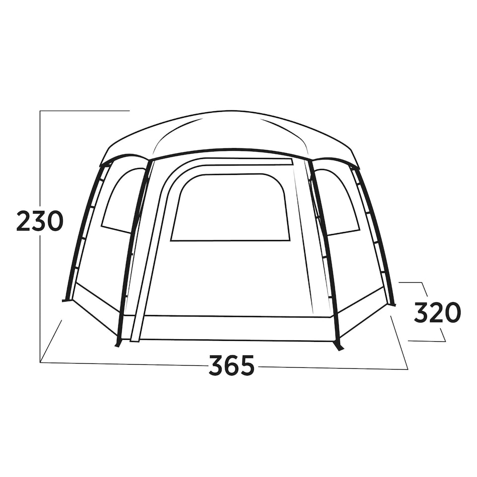 image 1 of Easy Camp Sandland Yurt 6 Person Camping Tent