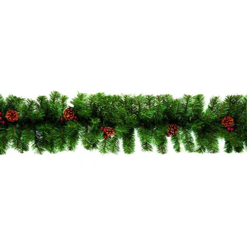 Premier Berry & Cone Garland | Green | Green | 1