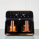image 7 of Neo Black & Copper Electric 8.5L Digital Air Fryer with Dual Drawer and Glass Viewing Window