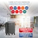 image 3 of Flight Knight Cabin Suitcase 56x36x23cm - 30+ Airlines Approved - British Airways, EasyJet- Lightweight 4 Wheel Carry On Hard Shell Hand Luggage Grey | Charcoal | Cabin Bag