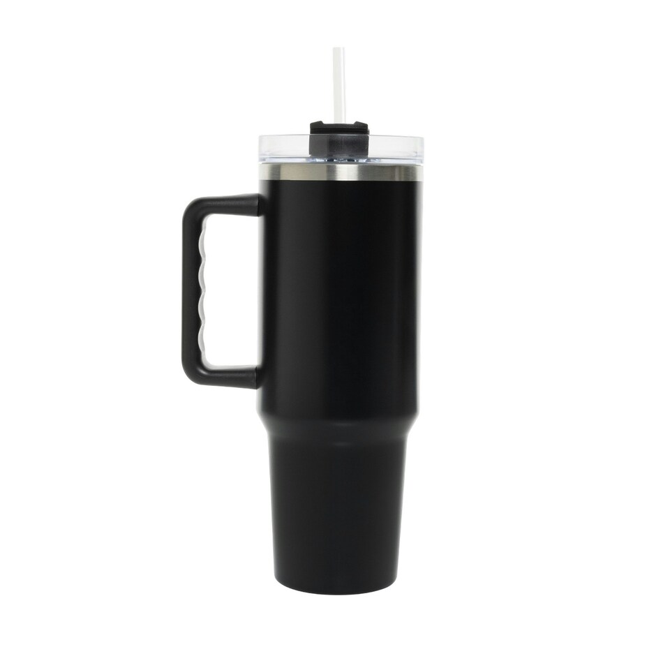 image 1 of XD Collection Peakflow Recycled Stainless Steel 1200ml Tumbler - Black - One Size