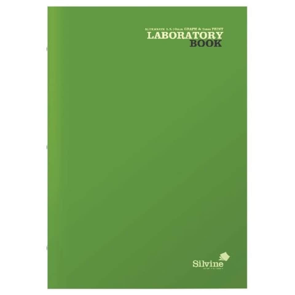 image 1 of Silvine A4 Laboratory Book 1,5,10mm Graph & 7mm Feint