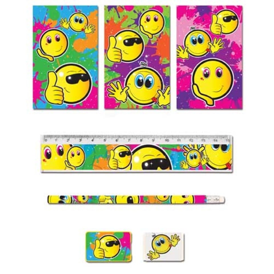 Assorted Smile Stationery Favour Set