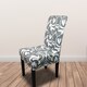image 10 of High-Back Printed Chair Covers, Spandex Stretch Protective Slipcovers