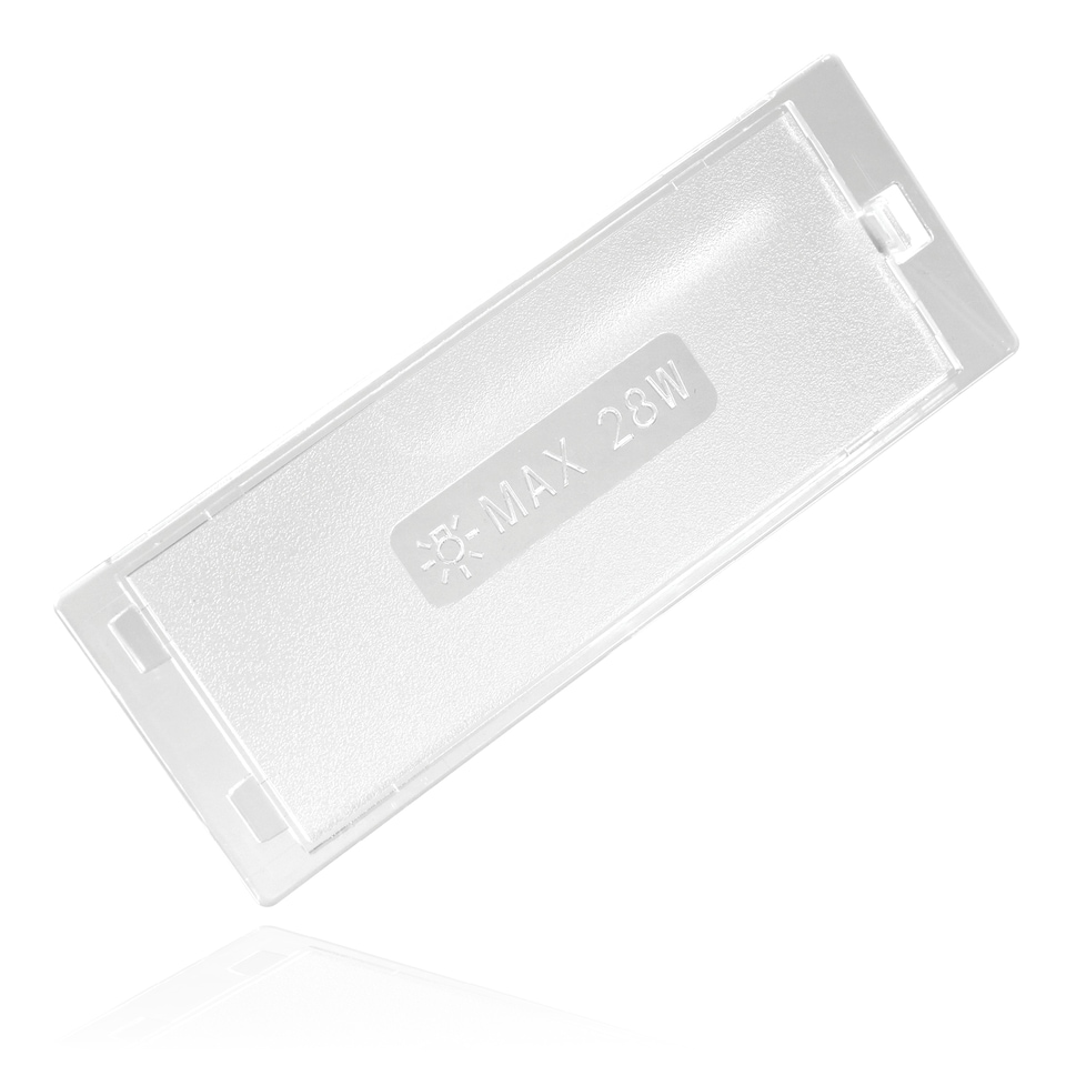 image 1 of SPARES2GO Lamp Light Bulb Cover for Electrolux EFI6001 EFI60021S EFI6408G Cooker Hood