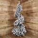image 9 of 7ft (2.1m) Premier Spiral Snow Flocked Christmas Tree
