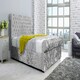 image 3 of Santino Crush Single Bed Frame - Silver