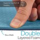 image 4 of TPE Yoga Mat with Strap (6mm Thick) - Blue