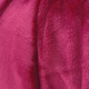image 3 of Catherine Lansfield Raschel Velvet Touch Blanket Throw | Pink | Hot Pink
