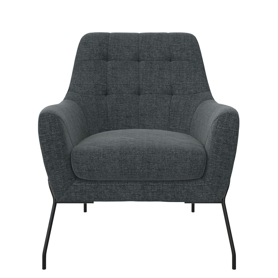 image 1 of Brayden Upholstered Accent Chair Charcoal Grey | Charcoal