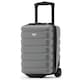 image 1 of Flight Knight Lightweight 2 Wheel ABS Hard Suitcase Cabin Hand Luggage 100+ Airlines Approved - British Airways, Ryanair & easyJet Free Carry On 40x20x25cm Grey | Charcoal | Cabin Bag