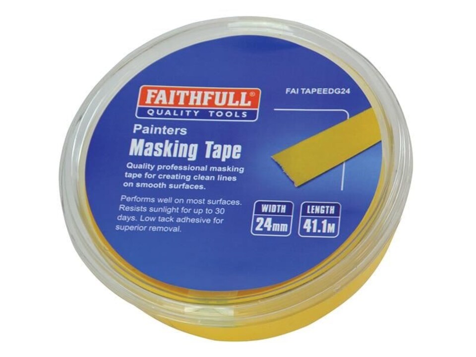 image 1 of Faithfull - Edge Masking Tape 24mm x 41.1m