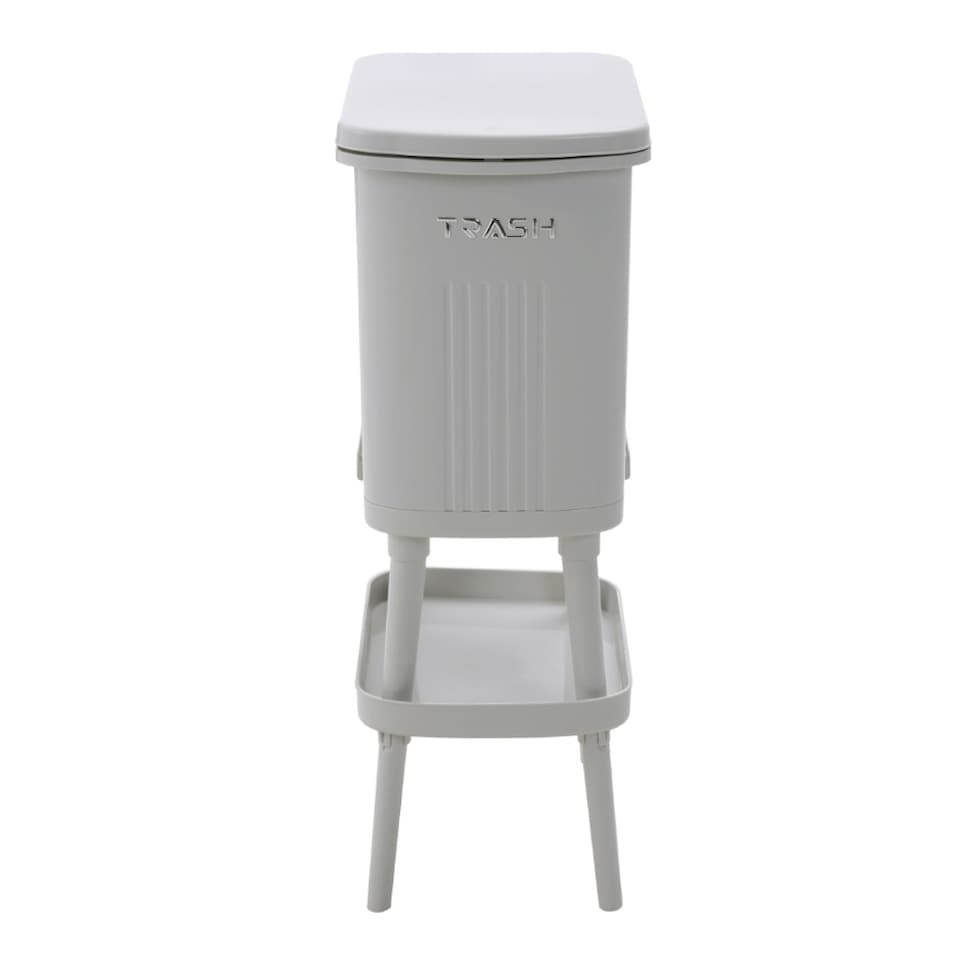 image 1 of Living and Home 18L 2-Tier Dry Wet Separation Trash Bin with Inner Buckets | Grey