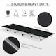image 3 of Outsunny Lightweight Camping Bed, Aluminium Portable Camp Cot Sleeping Bed with Strong Support 150kg and Carry Bag for Outdoor Overnighter Camping, Hiking, Travel, RV, Black