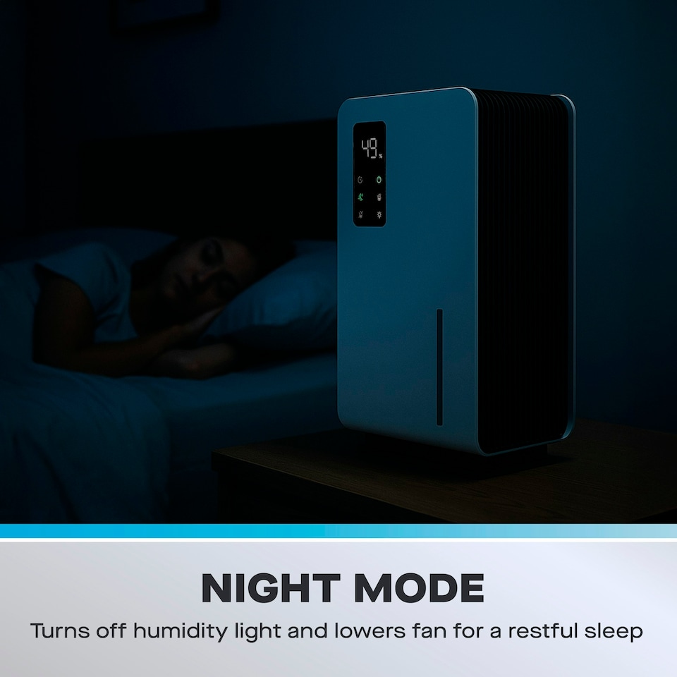 image 1 of Daewoo 3.2L Dehumidifier with Air Purifier, Quiet, Low Energy